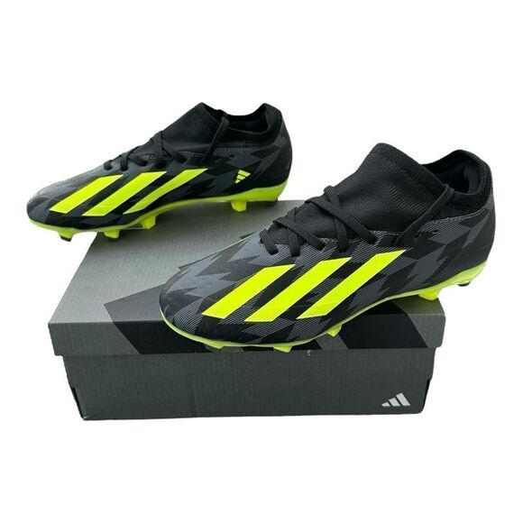 Adidas X Crazyfast.3 FG Soccer Cleats Black Yellow Men 5.5 Women 6.5 IG0758 NIB main image 4